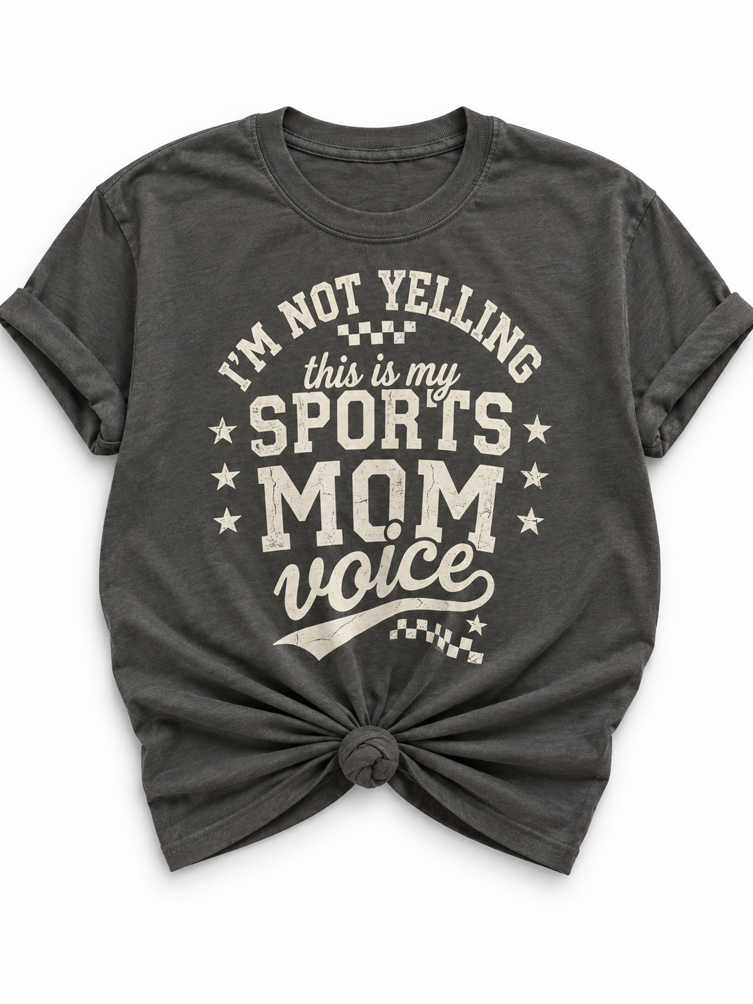 Plus/Reg Short Sleeve " I'm Not Yelling..." Graphic Tee