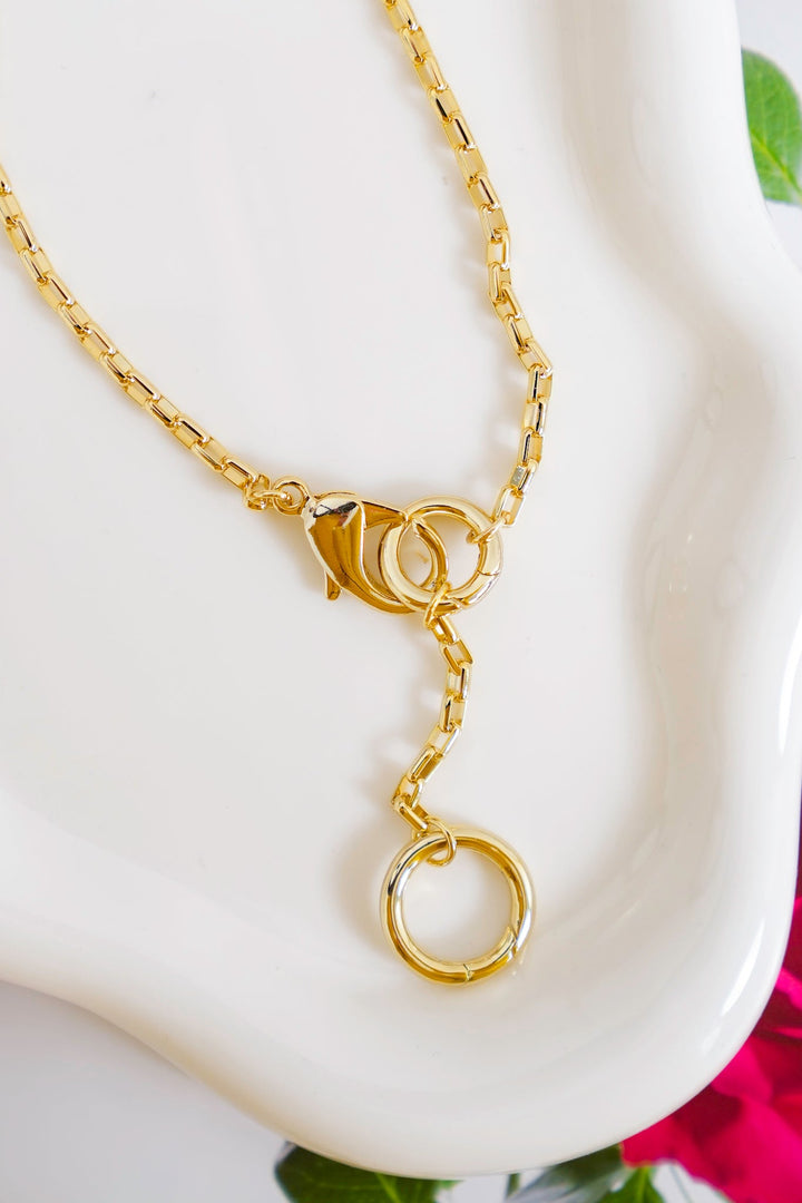 Treasure Jewels Trace Chain Necklace *Final Sale*