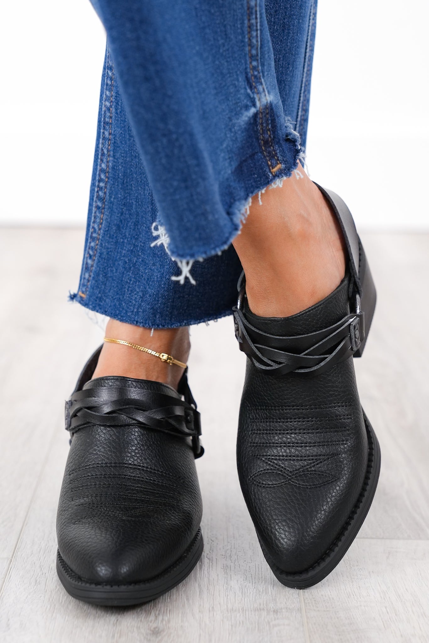 Blowfish Western Style Braided Strap Mule
