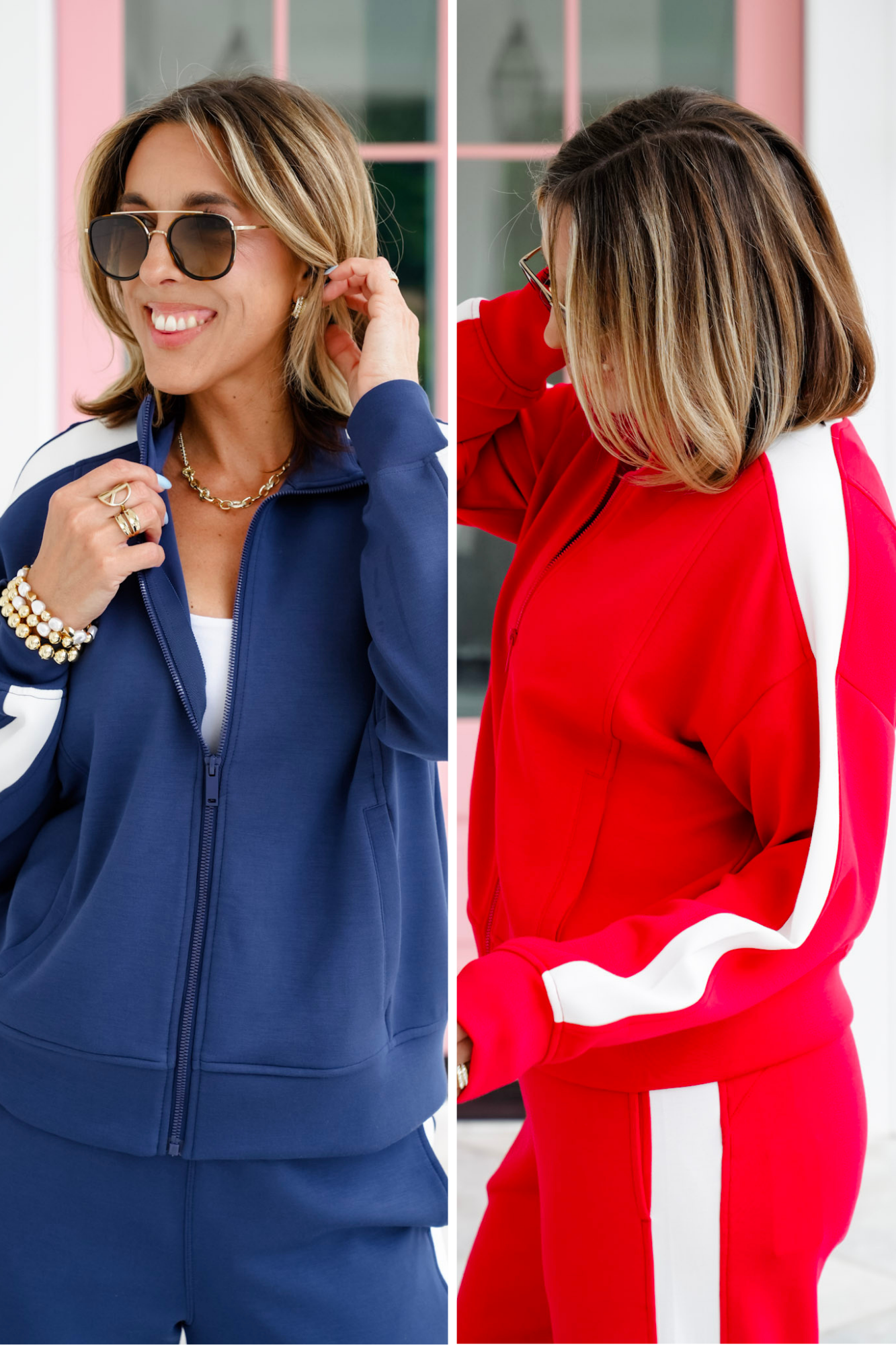Scuba Long Sleeve Zip Up Jacket with Pockets