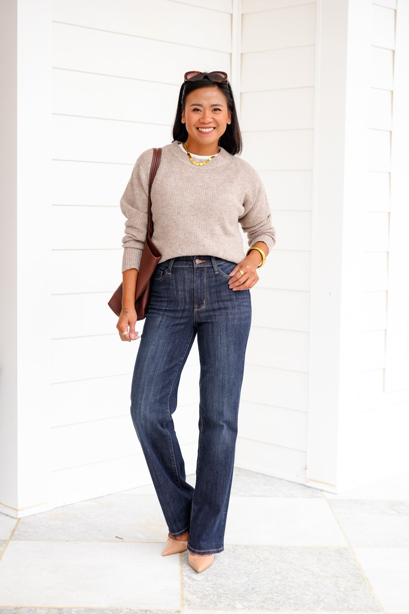 Judy Blue High Rise Dark Wash Straight Leg Jeans