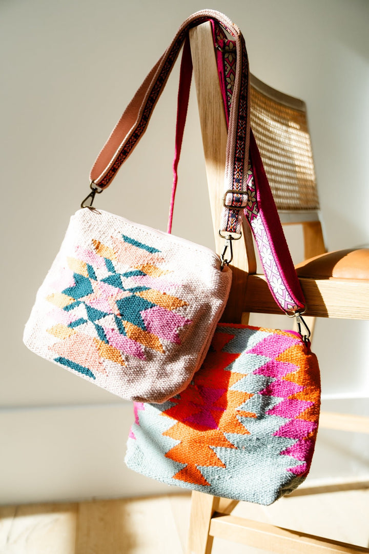 Multi-Color Aztec Crossbody - Freckled Poppy
