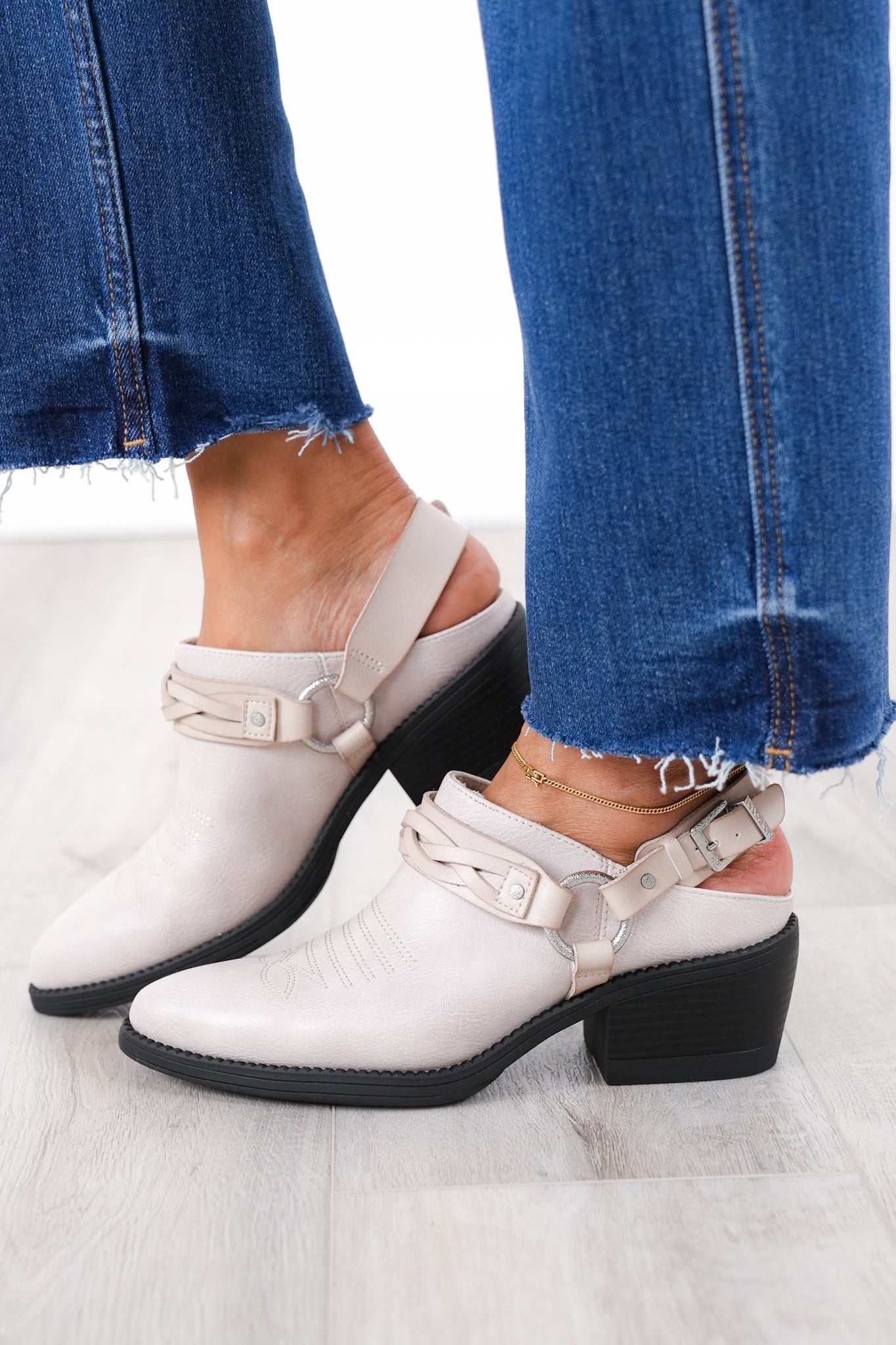 Blowfish Western Style Braided Strap Mule