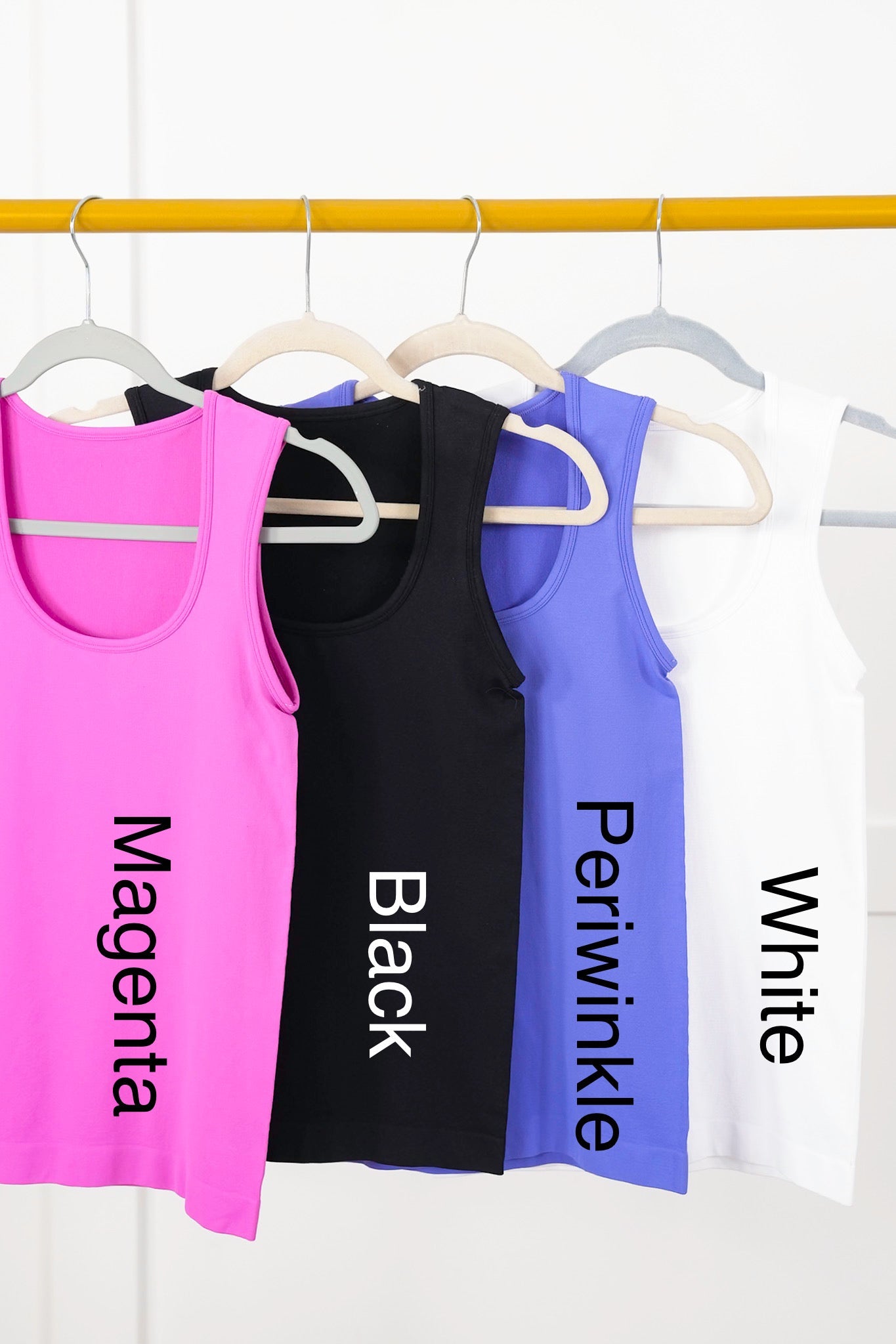Door Buster! Plus/Reg Solid Sleeveless Scoop Neckline Tank Top