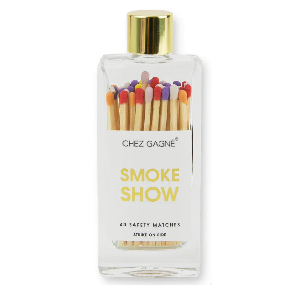 Chez Gagne Glass Bottle Safety Matches