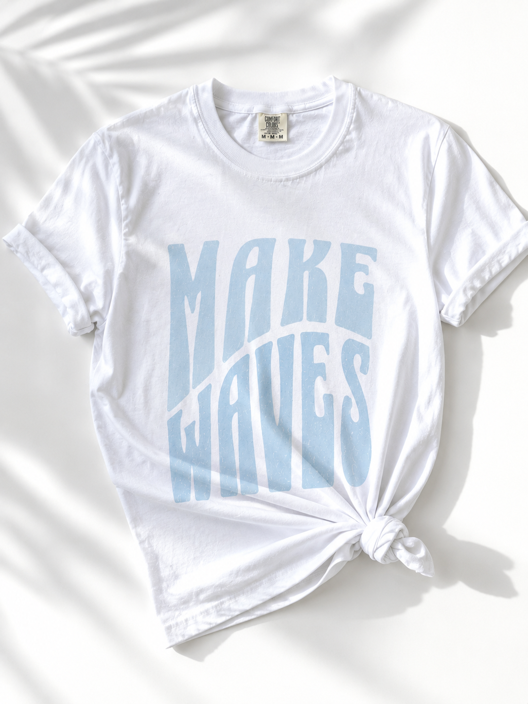 Plus/Reg Short Sleeve "Make Waves" Graphic Tee
