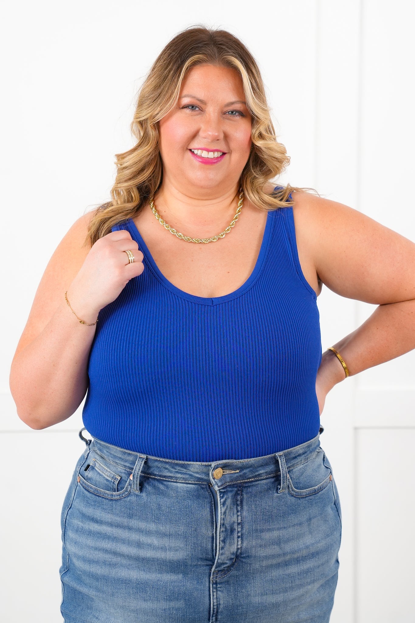 Door Buster! Zenana Ribbed Seamless Bra Padded Tank Top