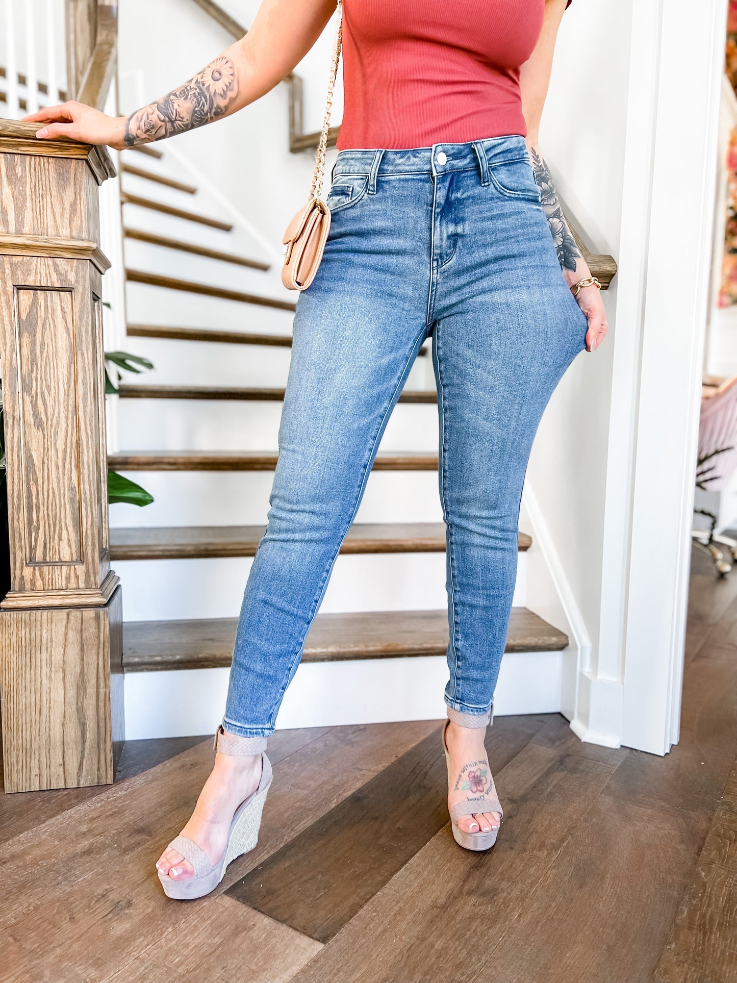 Judy Blue Non Distressed Relaxed Fit Jeans