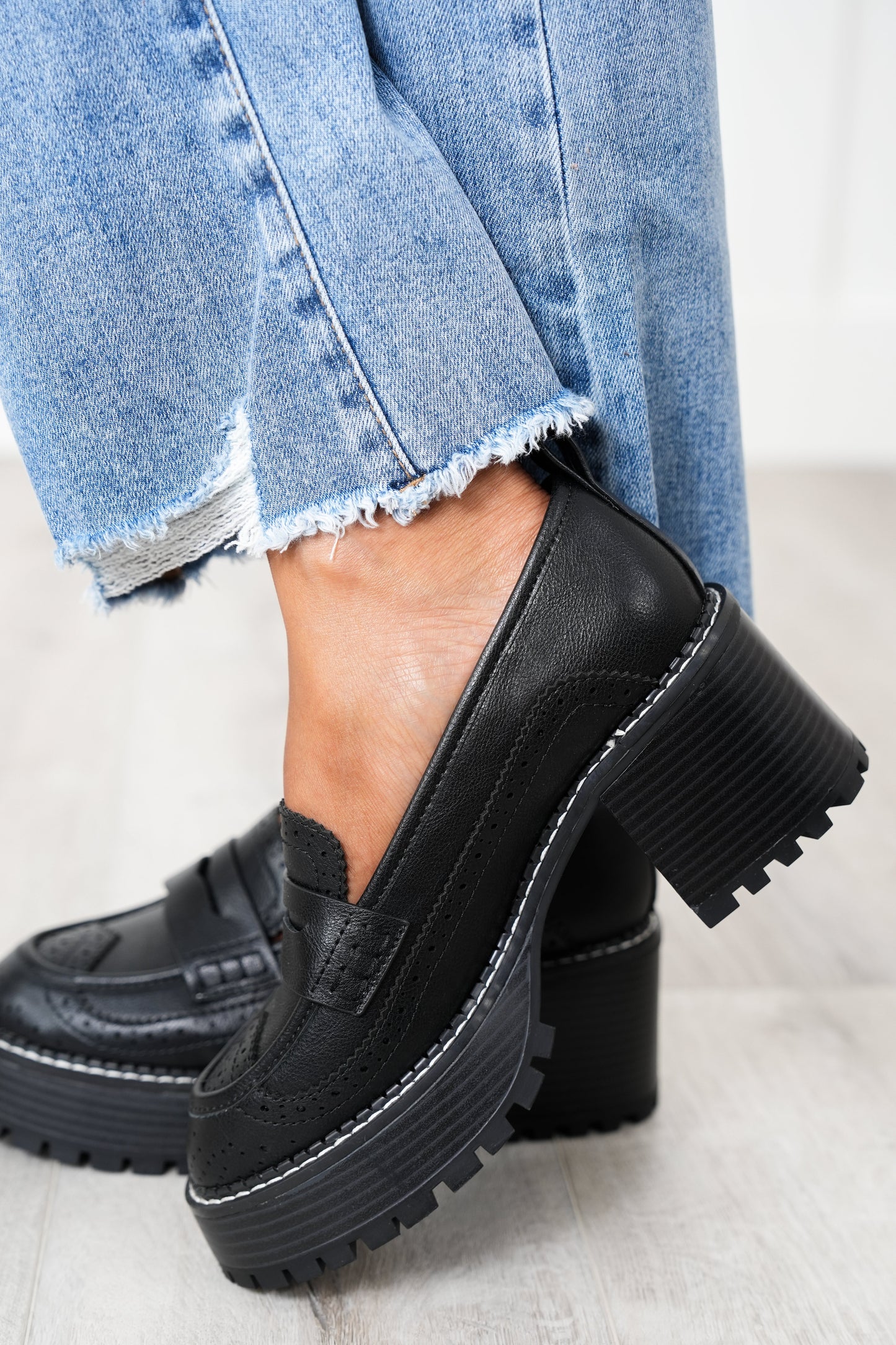 MIA Platform Lug Sole Loafers