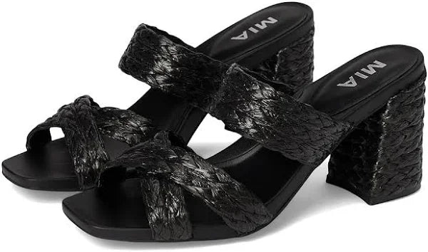 MIA Open Toe Mule Sandal with Braided Straps