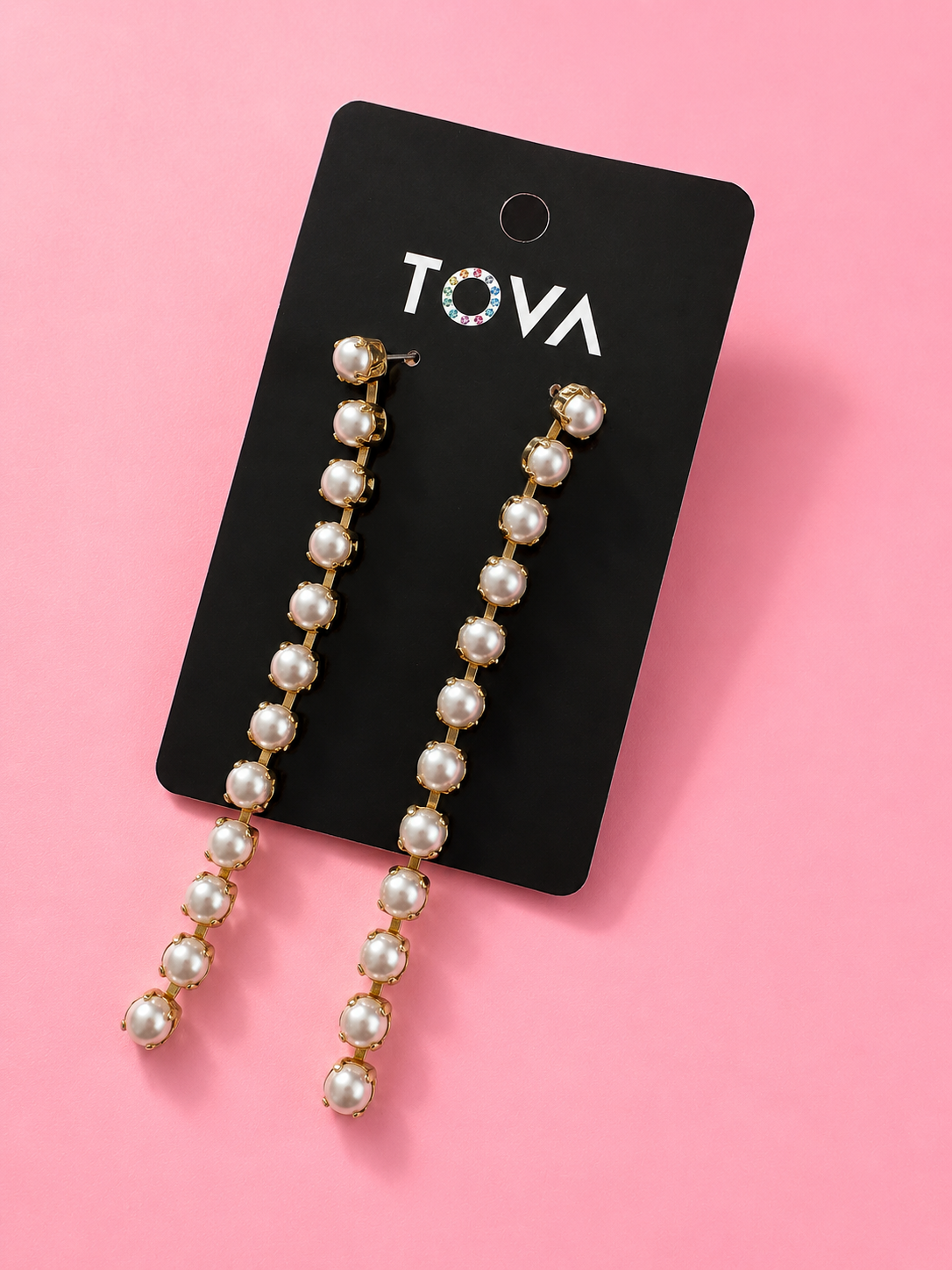 TOVA Berenike Gold Plated Pearl Earrings