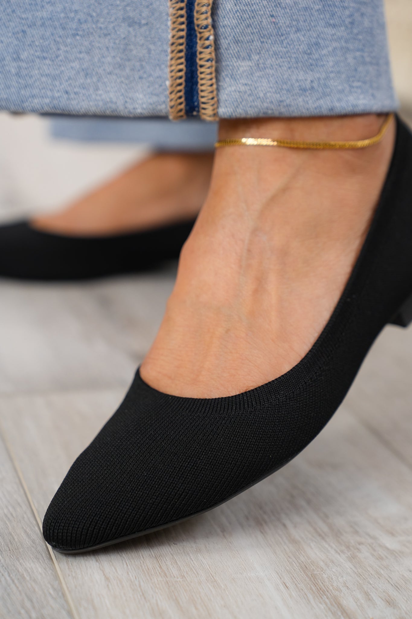 MIA Textured Knit Ballet Flat