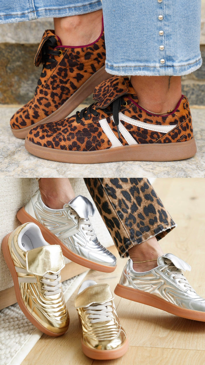 Folded Tongue Low Top Sneaker