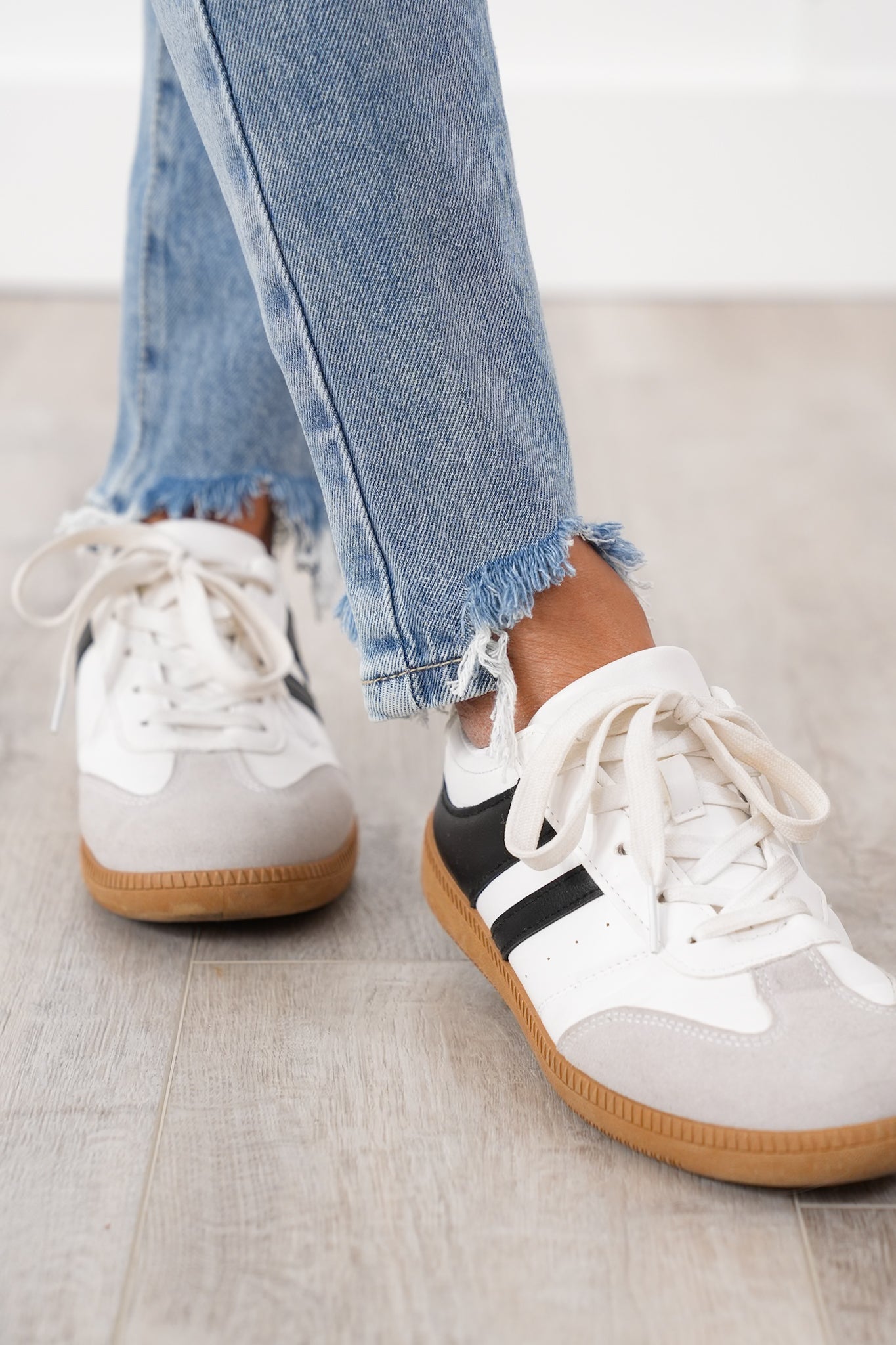 Special A High Rise Light Wash Distressed Relaxed Straight Leg Jeans