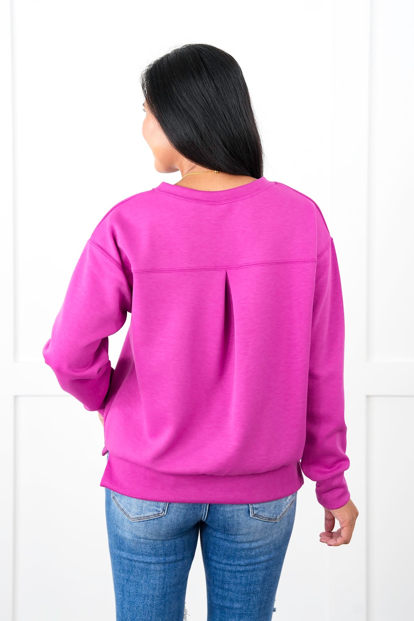 Door Buster!!! Plus/Reg Super Soft Long Sleeve Round Neck Pullover Top