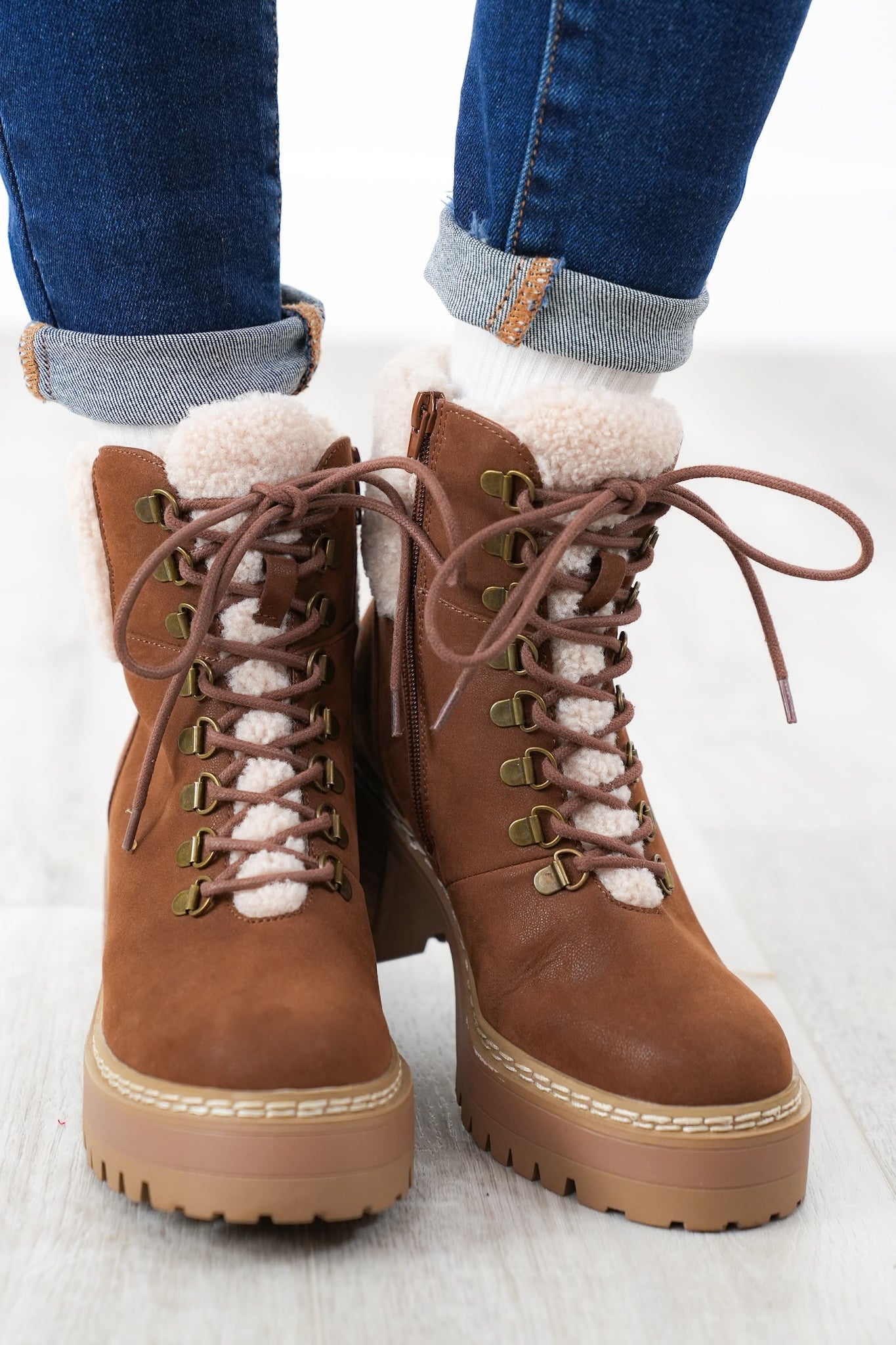 MIA Ankle Boots with Cozy Vegan Fur Lining