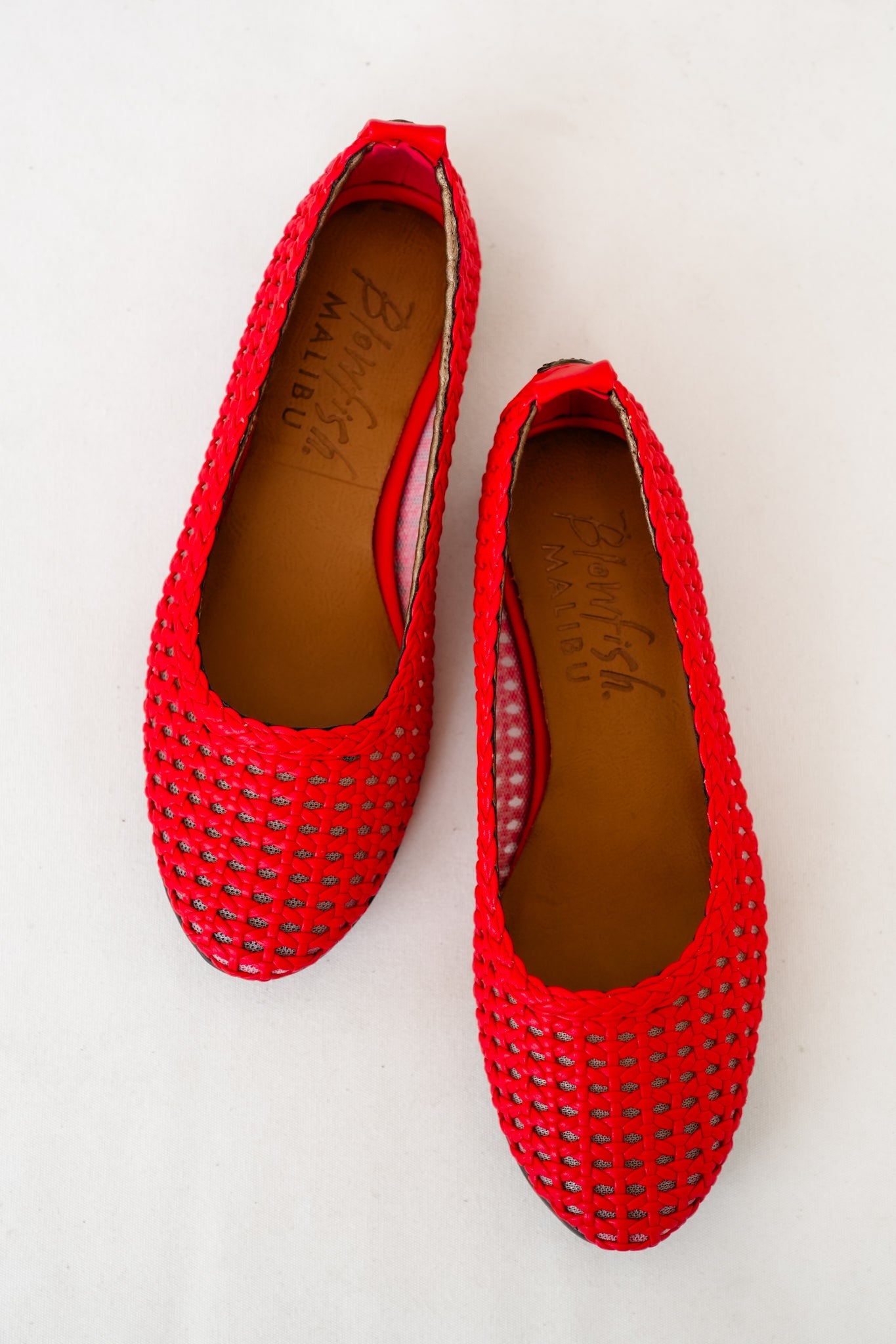 Blowfish Woven Ballet Flats with Breathable Mesh Panel