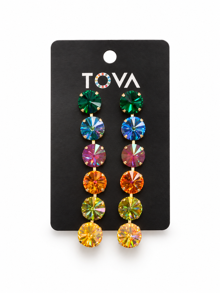 TOVA FP Launch Nora Earrings In Velvet Fairy