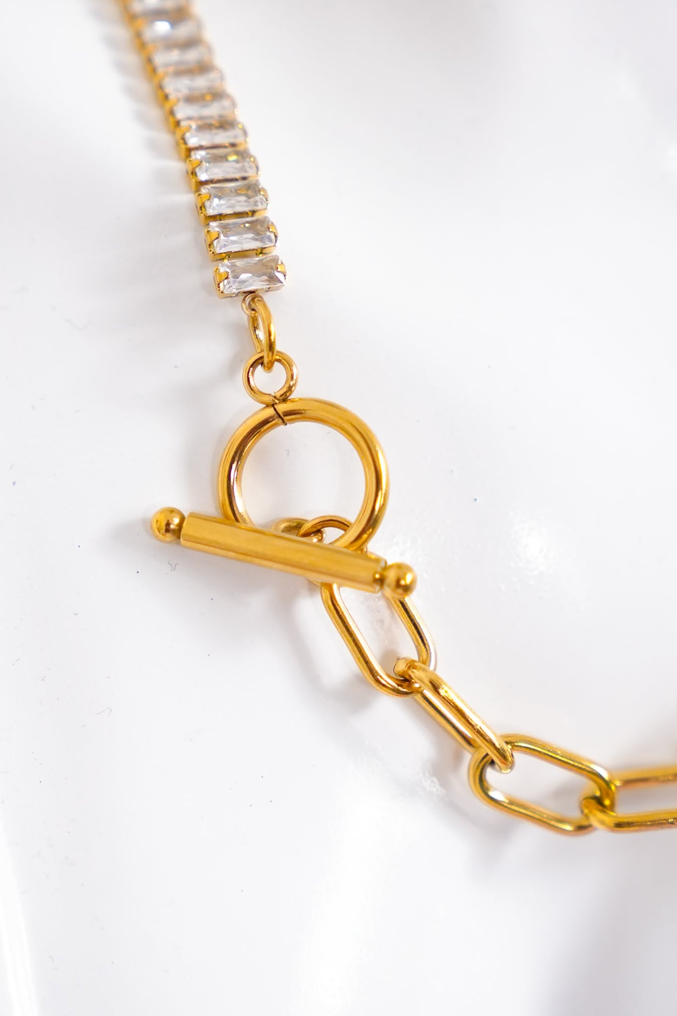Lauren Kenzie Crystal Link Necklace