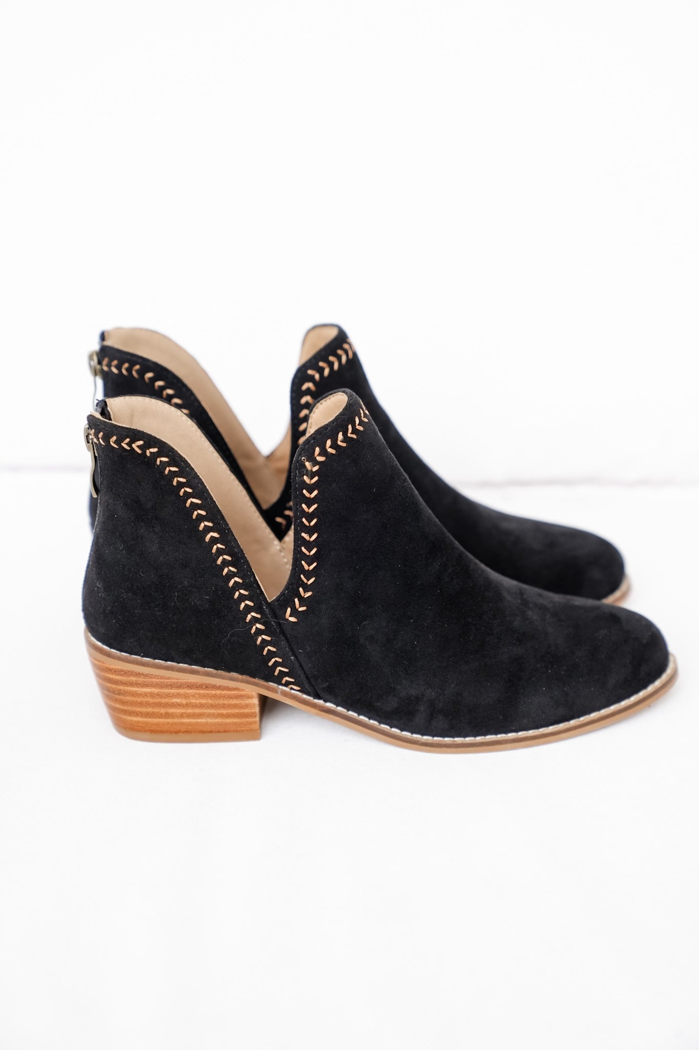 Corky's "Bluffin" Western Inspired Vegan Suede Ankle Boot