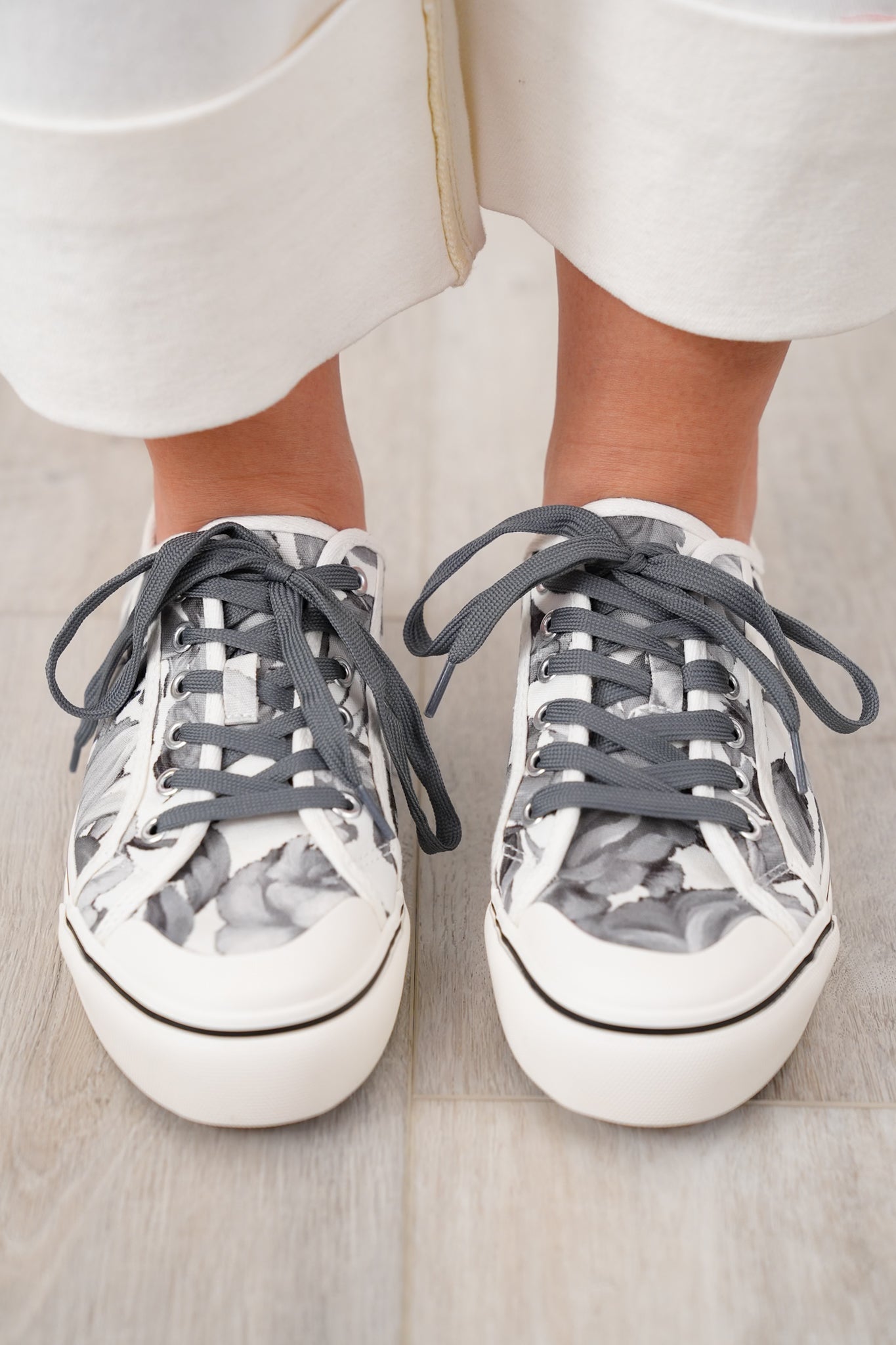 Corky's "Waiting List" Floral Canvas Platform Sneaker