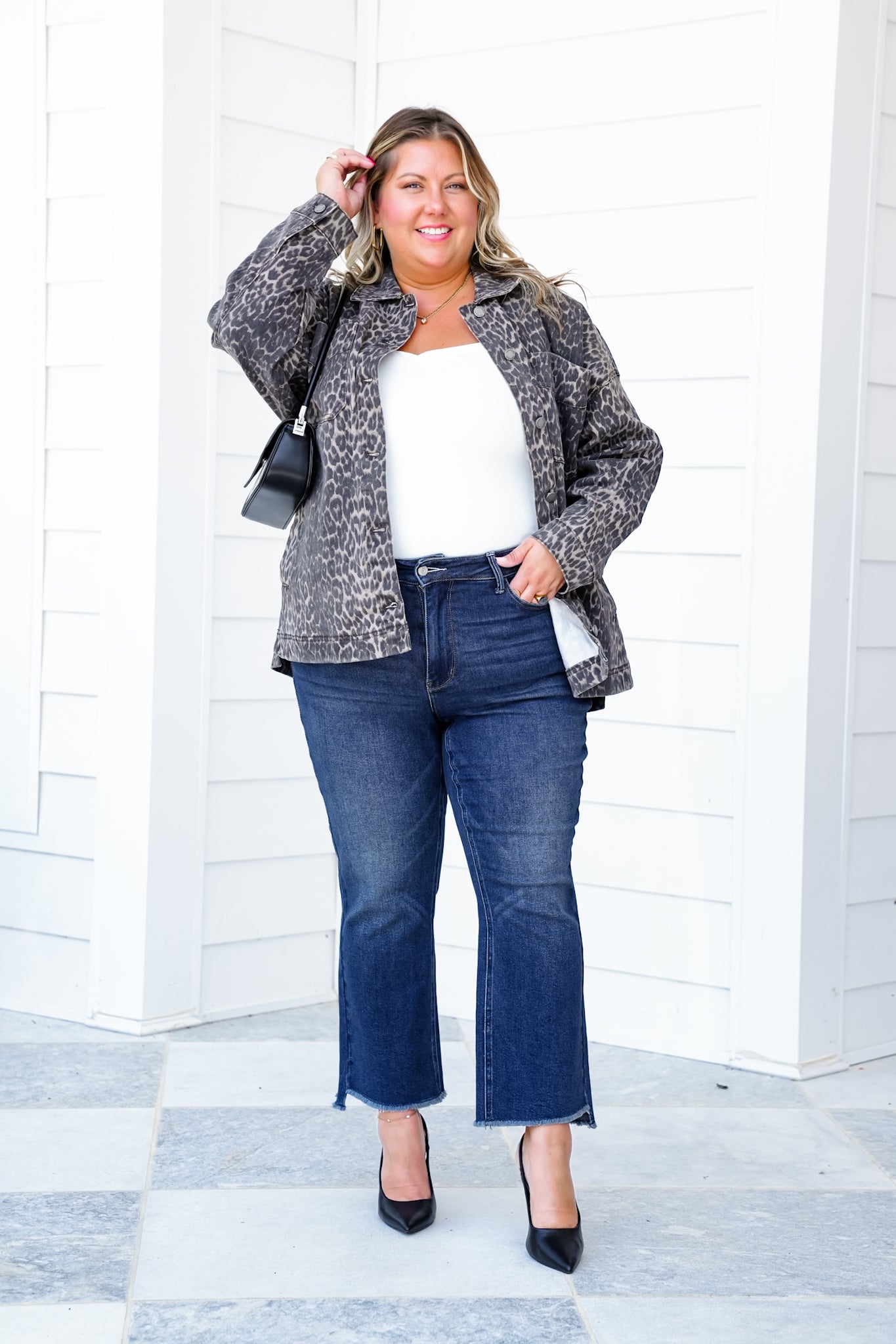 Judy Blue The Alex High Rise Dark Wash Kick Flare Jeans