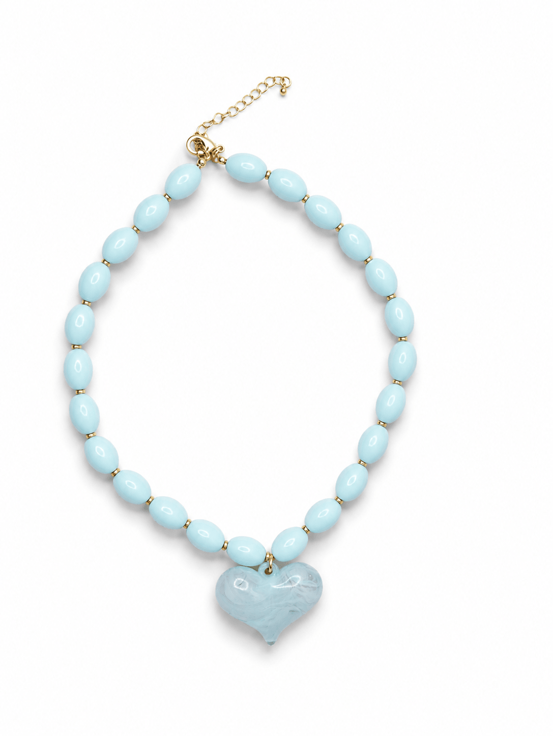 Restock! Gemelli Light Blue Roxie Necklace - Freckled Poppy