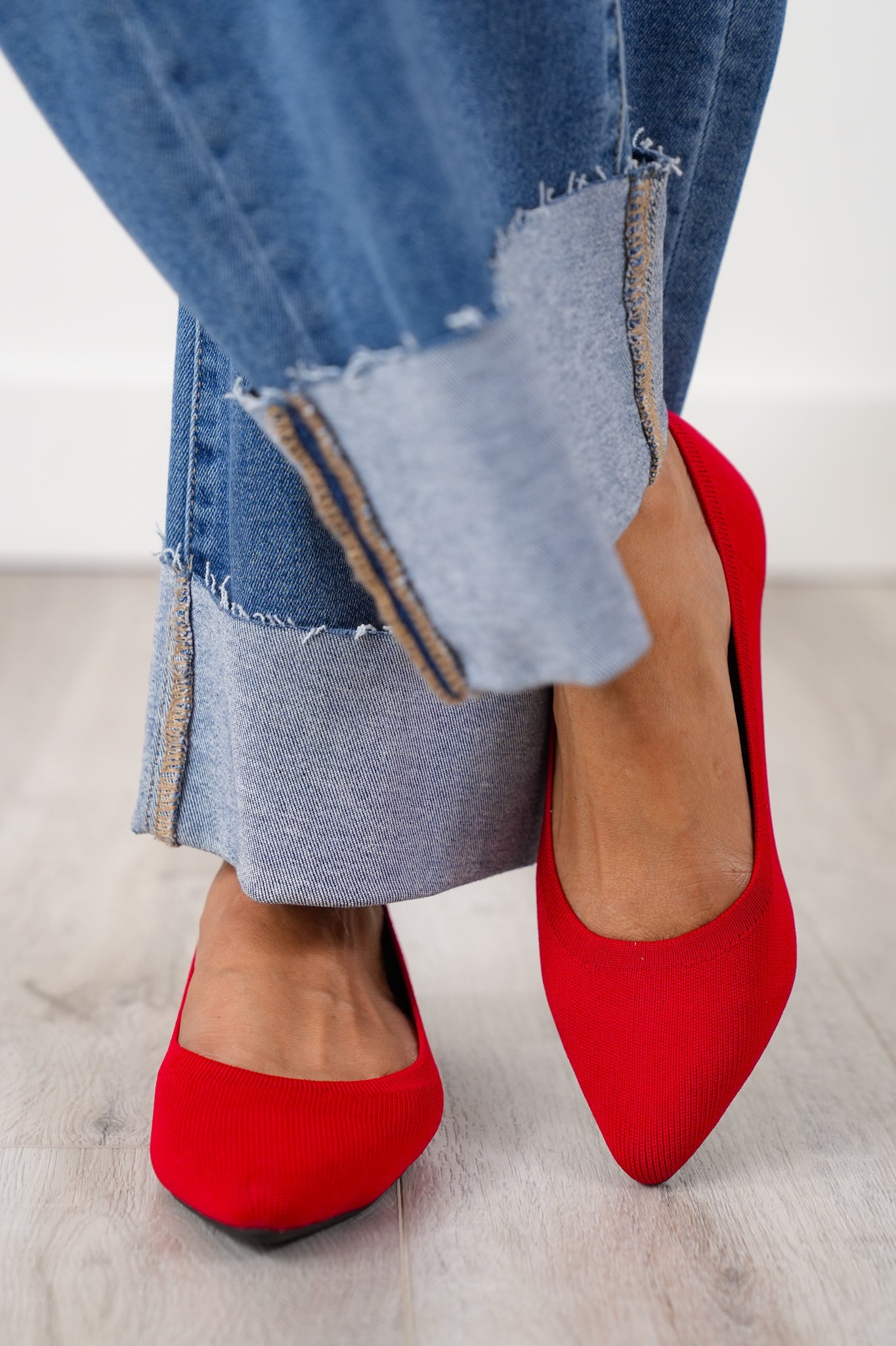 MIA Textured Knit Ballet Flat