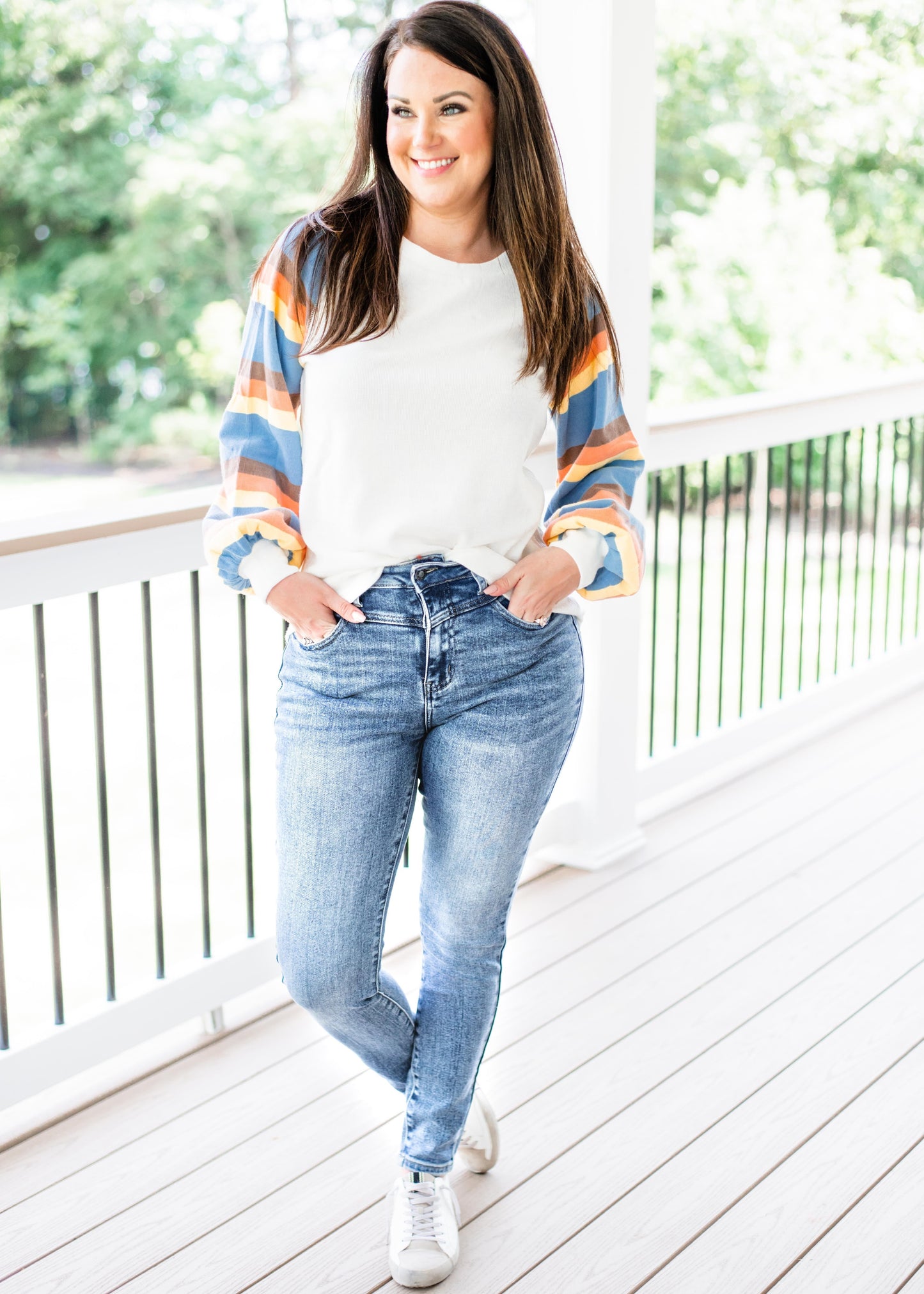 Judy Blue Breakfast Club Front Yoke Non-Distressed Skinny Jean