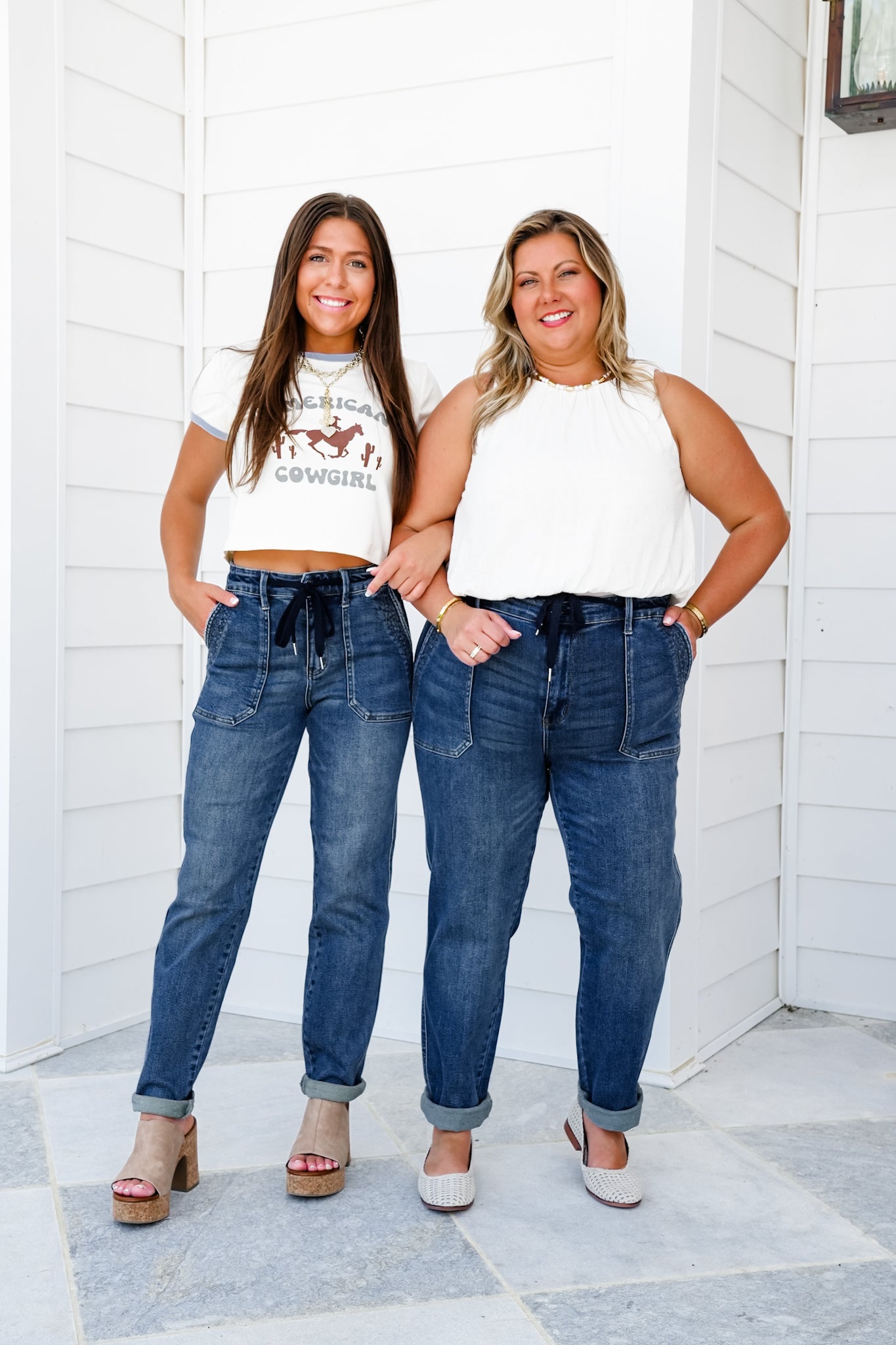Judy Blue High Rise Dark Vintage Wash Joggers