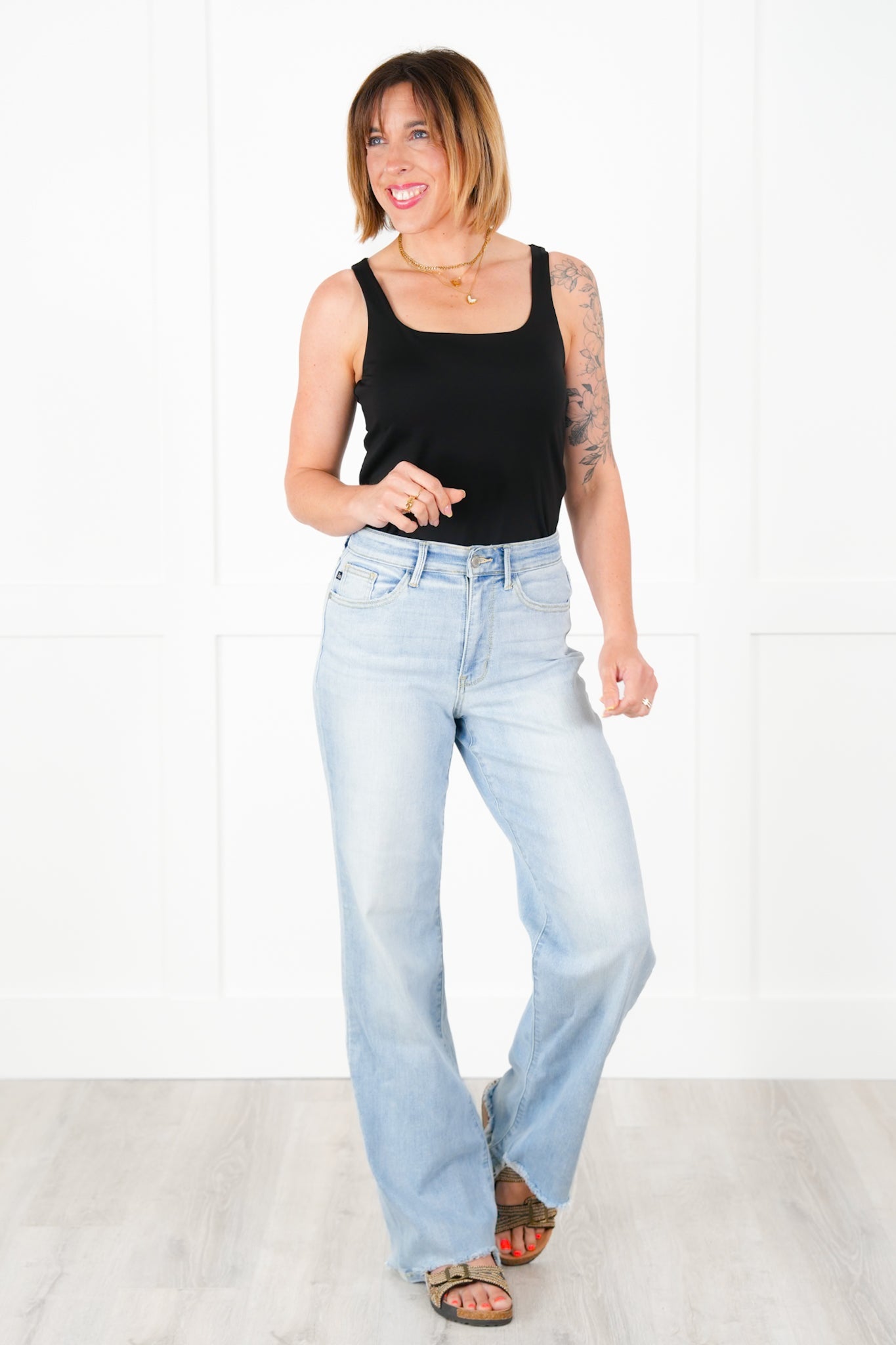 Solid Sleeveless Square Neck Thong Bodysuit (Multiple Colors)