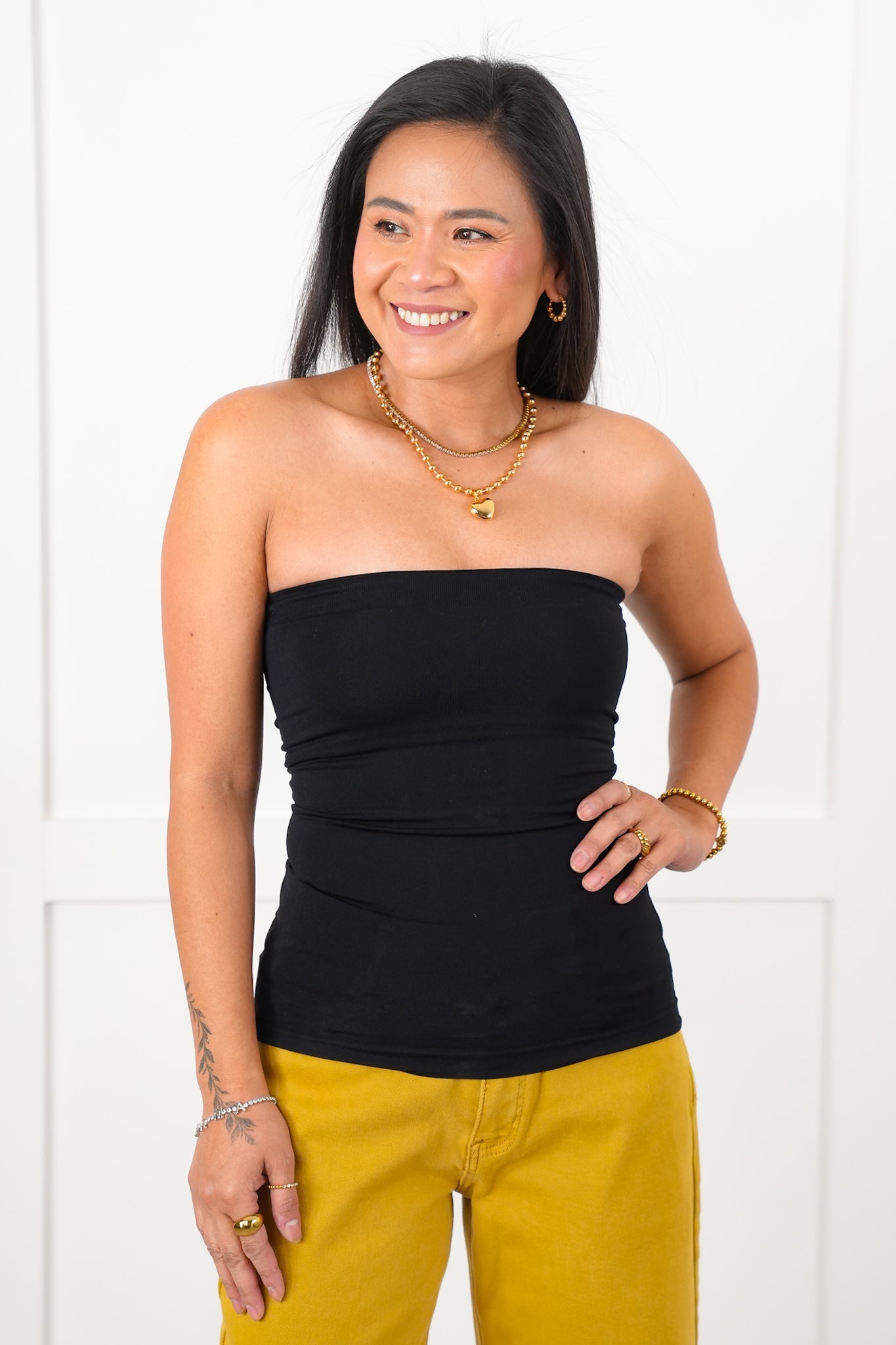 Solid Seamless Tube Top