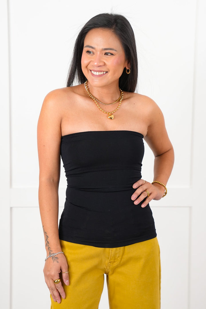 Solid Seamless Tube Top