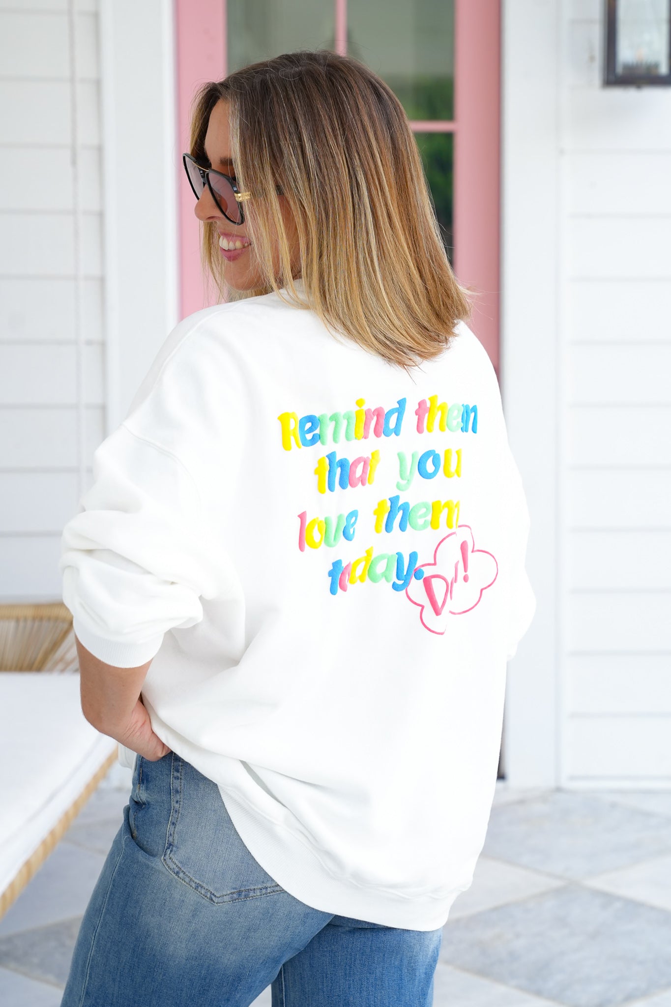 Long Sleeve "Thankful, Share The Love" Pullover Sweatshirt