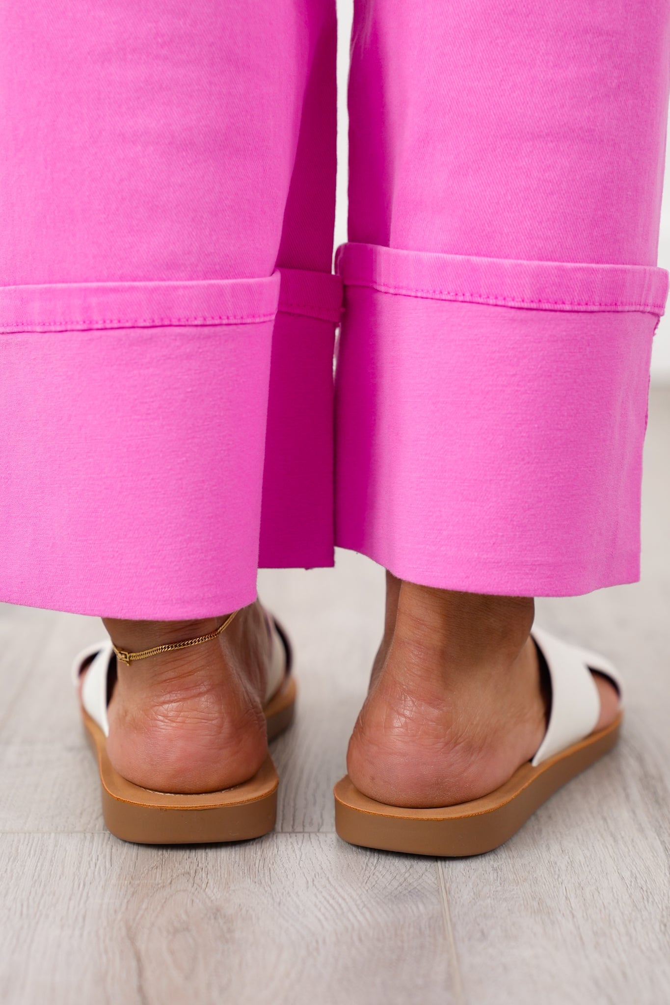 Slip-On Sandals With Crisscross Strap