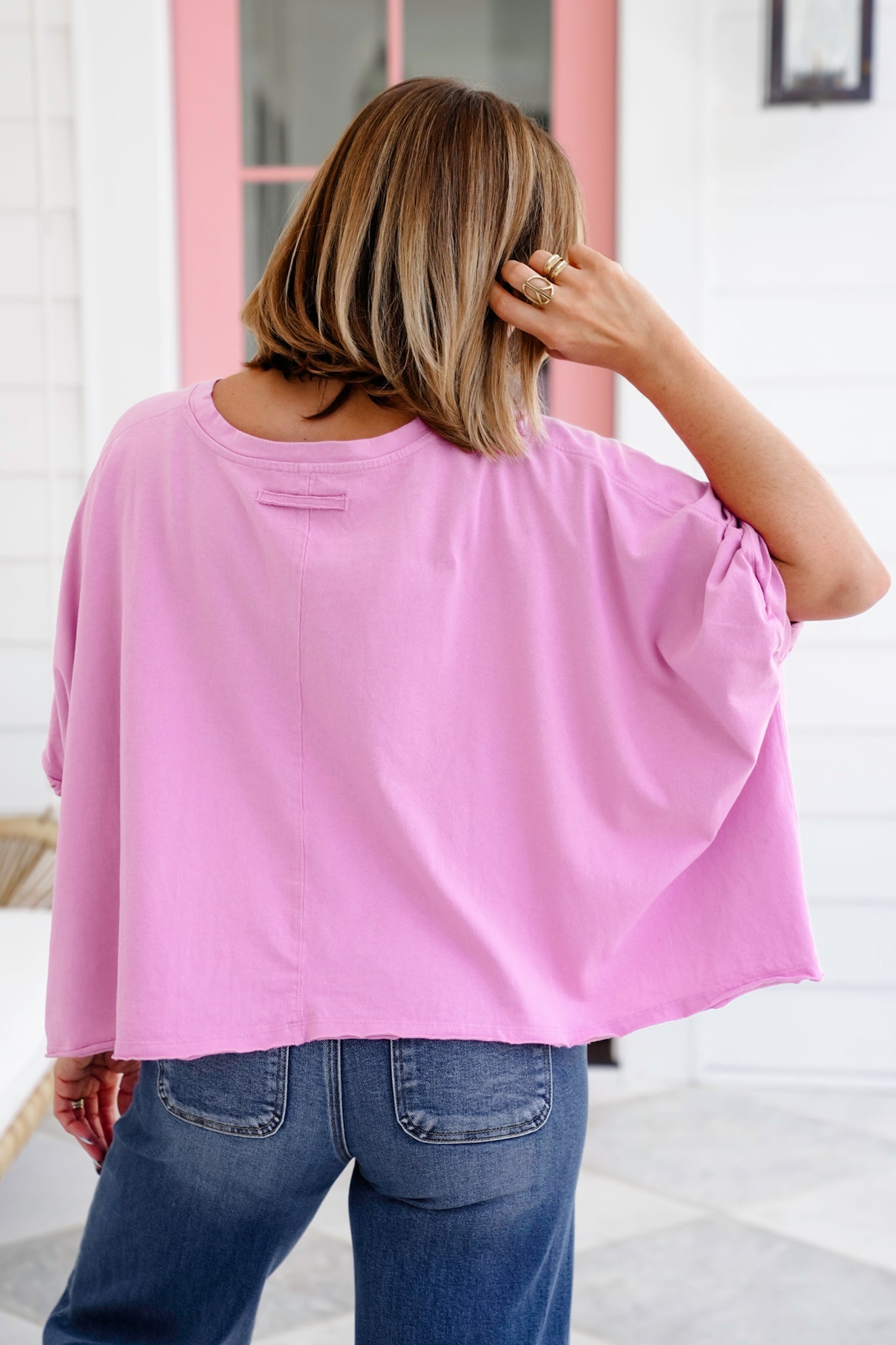 Door Buster! Zenana Oversized Cotton Round Neck Box Tee