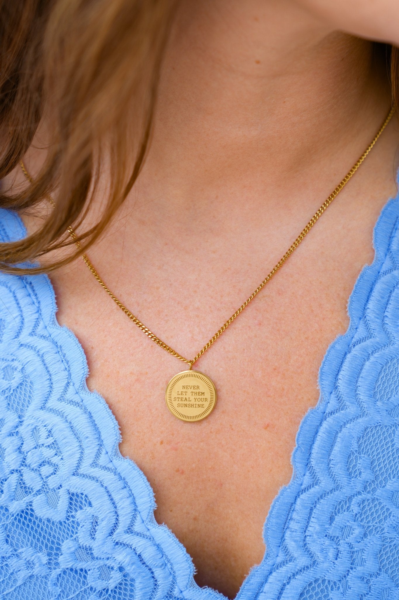 Restock! Raising Surfers The Never Let Them Steal Your Sunshine Necklace - Freckled Poppy