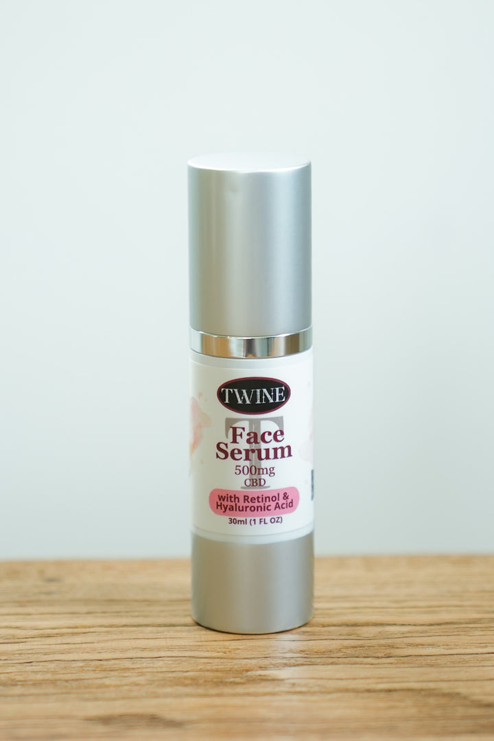 Restock! Twine 500 MG CBD Face Serum with Retinol & Hyaluronic Acid *Final Sale*