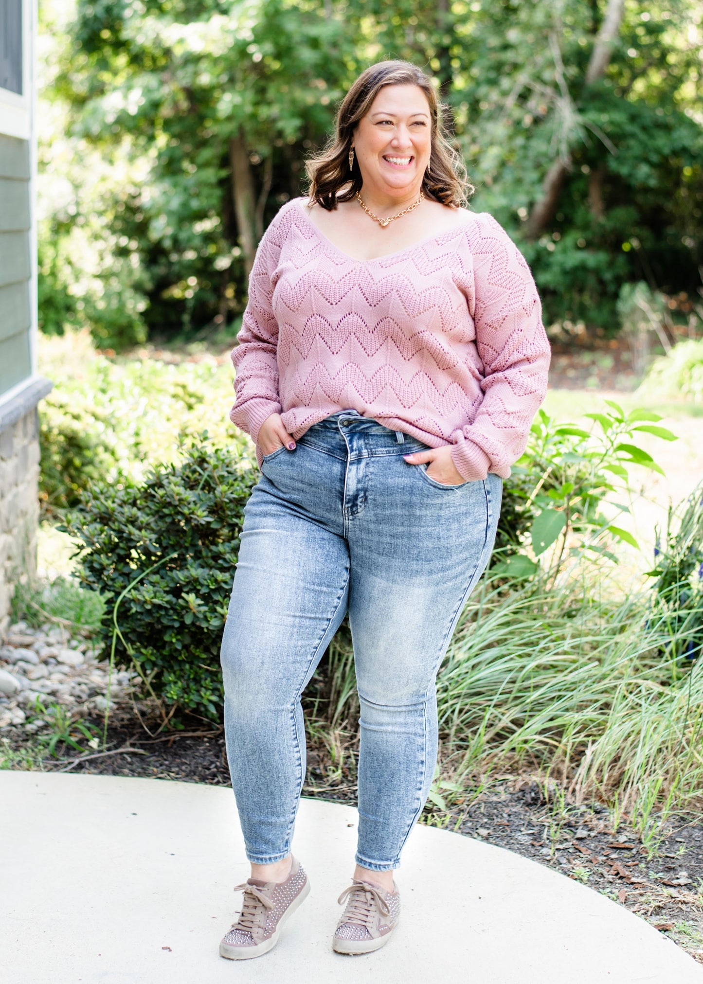 Judy Blue Breakfast Club Front Yoke Non-Distressed Skinny Jean