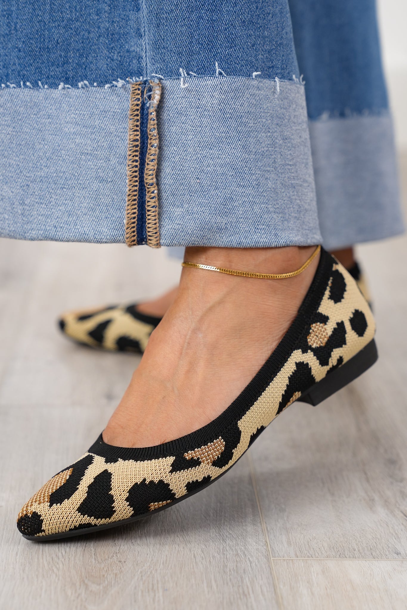 MIA Textured Knit Ballet Flat