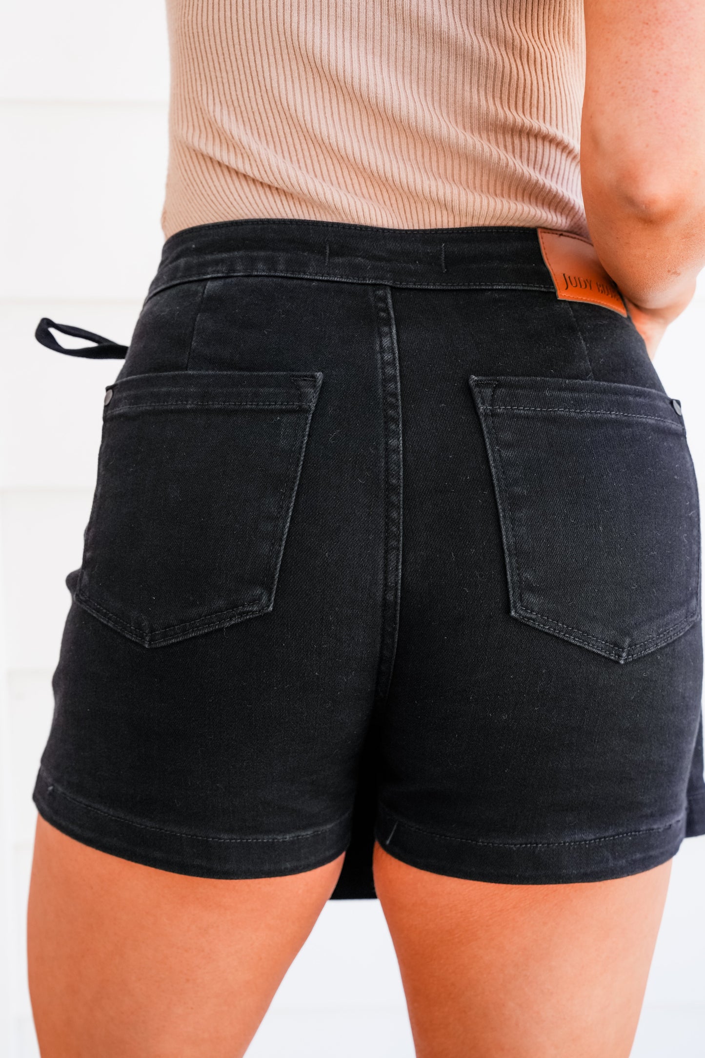 Judy Blue Black Side Tie Skort