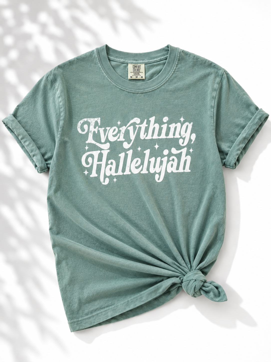 Plus/Reg Short Sleeve "Everything Hallelujah" Graphic Tee