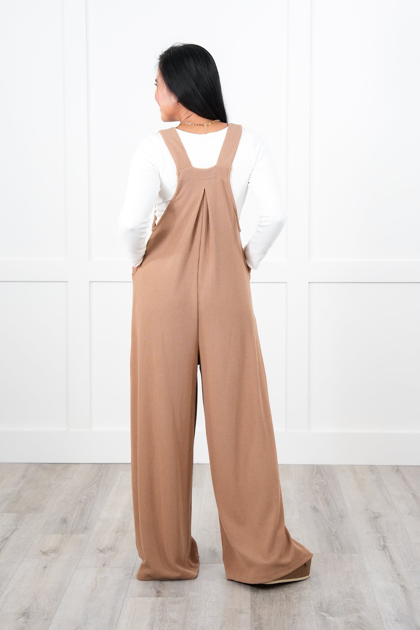 Sleeveless Wide Leg Jumpsuit with Side Pockets (Multiple Colors)