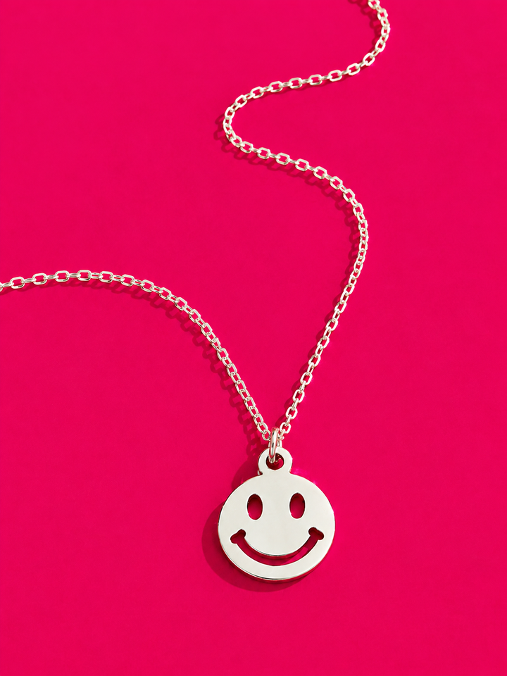 Love, Poppy Smiley Necklace