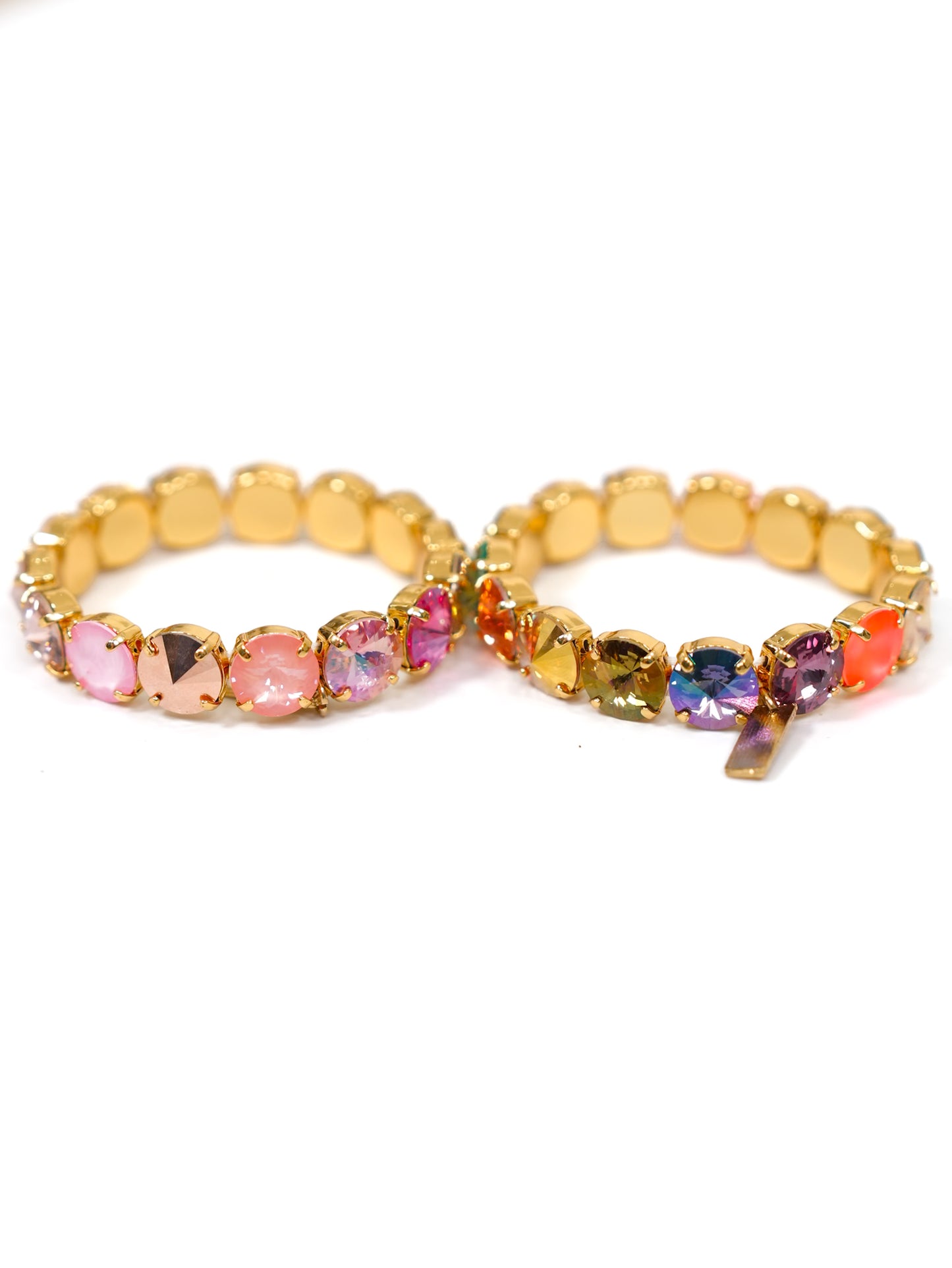 TOVA Croatia Colorful Crystal Stretch Bracelet