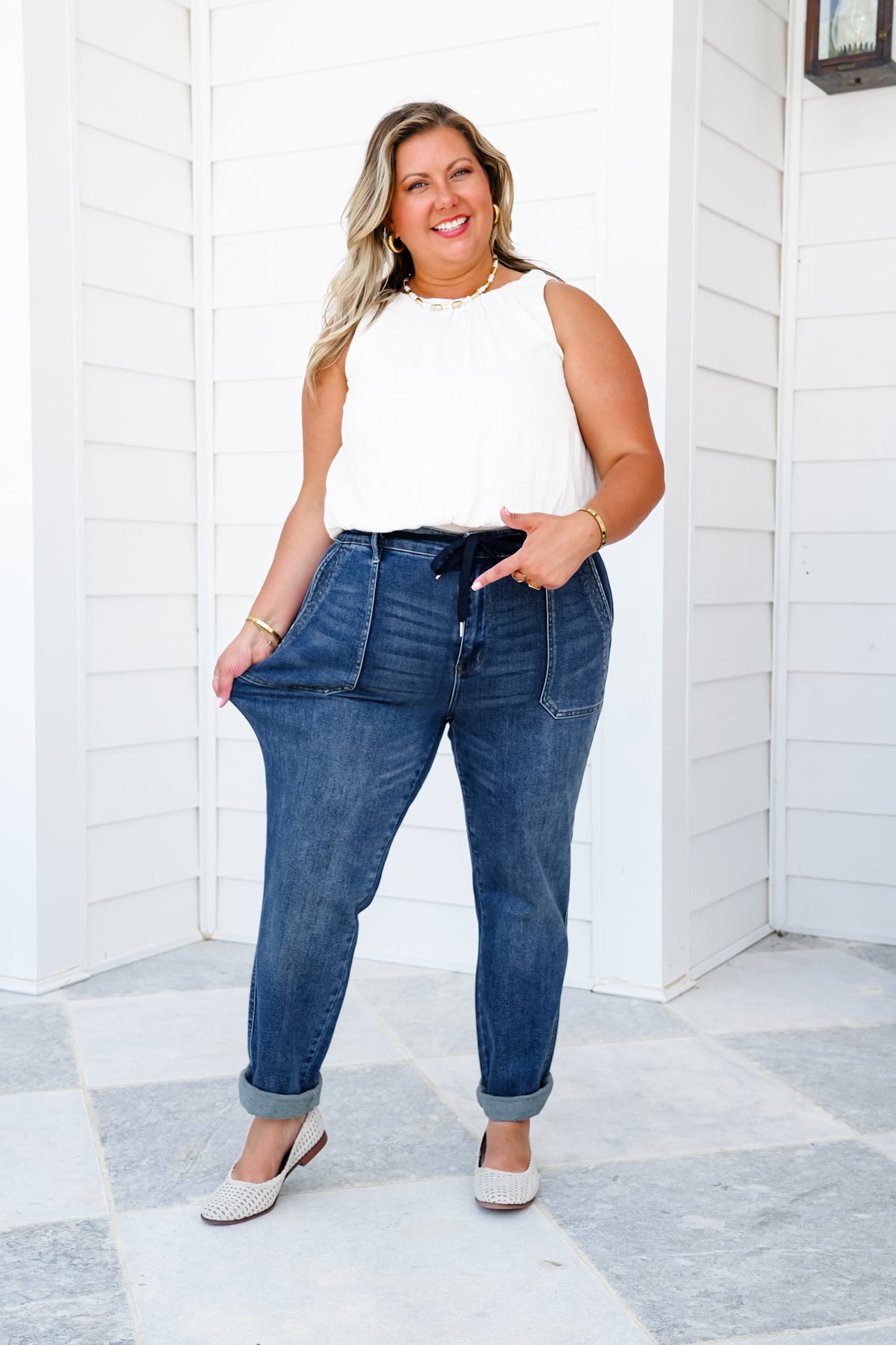 Judy Blue High Rise Dark Vintage Wash Joggers
