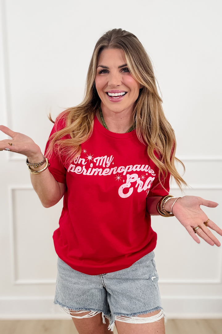 Plus/Reg Short Sleeve "In My Perimenopause Era" Graphic Tee