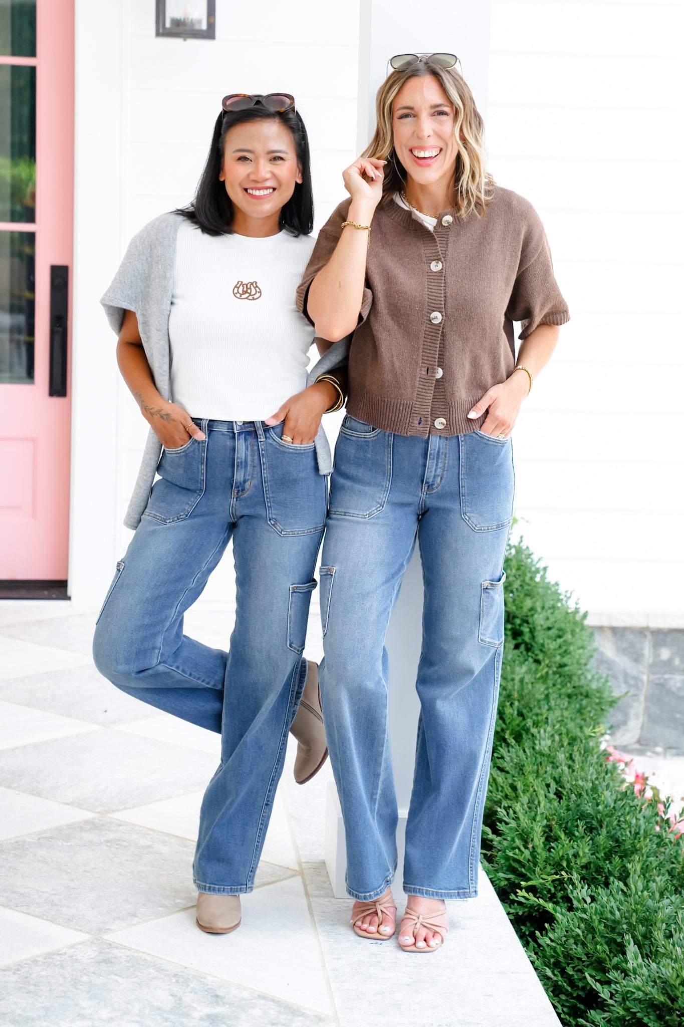 Judy Blue High Rise Medium Wash 90's Straight Leg Jeans with Side Pockets