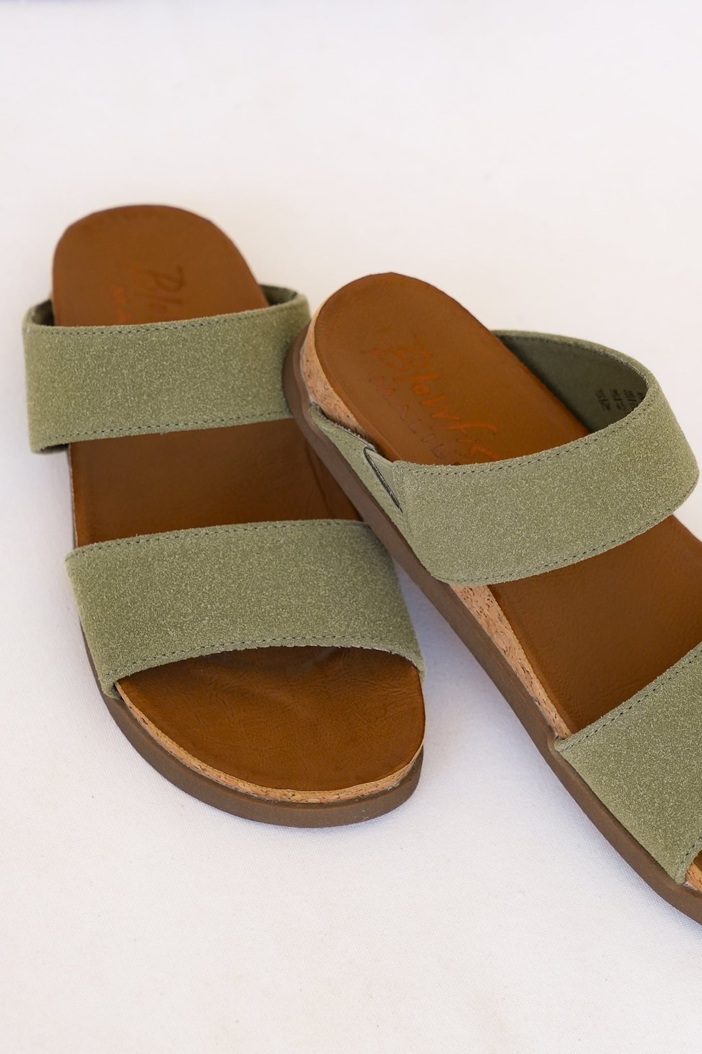 Blowfish Vegan Suede Double Strap Sandal