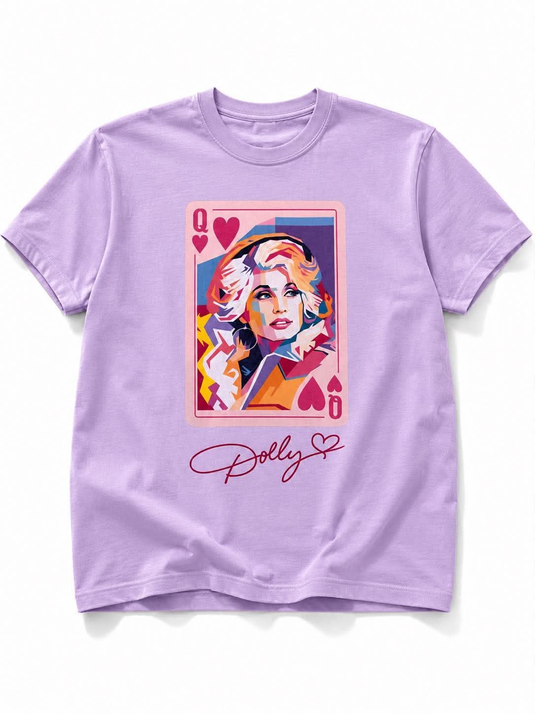 Plus/Reg Short Sleeve Queen Dolly Graphic Tee